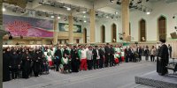 تصاویری از حسین رضازاده، هادی ساعی و حسن رنگرز در دیدار امروز با رهبر انقلاب