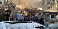 دقایقی پیش در تهران ؛ محکوم کردن حمله به کنسولگری ایران  + فیلم |‌ شعار تجمع کنندگان