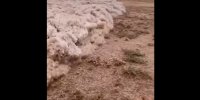 تصاویر عجیب و آخرالزمانی از سقوط ابرهای بارور در بیابان‌! + فیلم