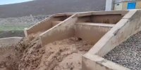 تصاویری از سرریز یک سد در خراسان رضوی + فیلم