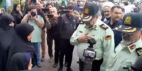 تصاویر دلجویی رئیس پلیس تهران از خانواده شهدای پلیس نارمک  | ویدئو