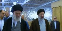 لحظاتی احساسی از صحبت‌های رهبر انقلاب با خانواده شهید رئیسی + فیلم