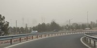 آسمان تهران خاکستری شد + ویدئو | باد شدید و گرد و خاک