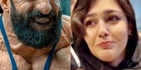 هدیه غافلگیر کننده یک دختر به هادی چوپان + فیلم |  آرنولد شواتزینگر هم کنار او ایستاده است