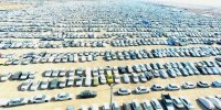 تصاویری از آخرین وضعیت پارکینگ‌های مرز مهران | ویدئو