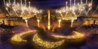 لوگوی ویژه کمیته بین المللی پارالمپیک بر روی طاق نصرت پاریس | ویدئو