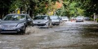 وضعیت شهرهای توریستی چالوس و نوشهر بعد از بارش‌های شدید باران | ویدئو