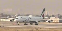 تصاویر تاکسی هواپیمایی که پزشکیان را به مصر برد | حرکت ایرباس A340 قبل از تیک آف در فرودگاه مهرآباد را ببینید