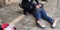 تصاویر دوربین های مداربسته از حادثه امروز حمله با چاقو در تل آویو