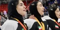 لحظه طلایی شدن دختران ایران + فیلم | هاکی روی یخ زنان ایران بر بام آسیا ایستاد
