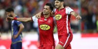 گل دوم  و زیبای پرسپولیس به آلومینیوم اراک توسط عیسی آل‌کثیر | ببینید