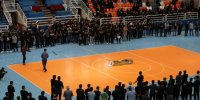 تصاویر دردناک و تلخ از وداع با پیکر بازیکن لیگ برتری | پیراهن روی تابوت و گریه هم‌تیمی