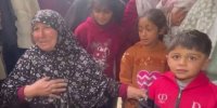 خوشحالی کودکان فلسطینی از خوردن نان بعد از ۵ ماه+ فیلم