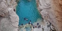 تنگه زیبا بنو، لمزان در بندرلنگه