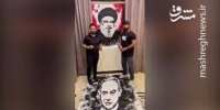 تصویرگری شهید نصرالله و نتانیاهو به شکلی متفاوت + فیلم