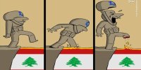 کارتونی زیبا از عاقبت تجاوز اسرائیل به جنوب لبنان