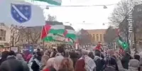 ویدئویی از تظاهرات گسترده در سوئد و محکومیت اشغالگری اسرائیل