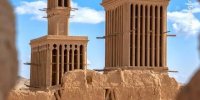 تنها خانه جهان با بادگیرهای دو طبقه