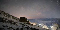 منظره طلوع کهکشان از بارگاه سوم دماوند