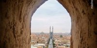 نگاهی متفاوت به مسجد جامع یزد از بلندای ساعت تاریخی مسجد جامع+ عکس