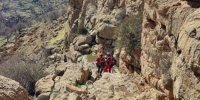 نجات گردشگر تهرانی در کوه‌های نمک جاشک دیّر