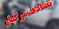 واژگونی مرگبار خودرو ساینا در این جاده