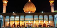 عکسی بسیار قدیمی از حرم مطهر شاه‌چراغ در دوران قاجار