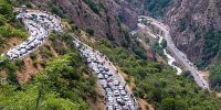 ترافیک در جاده تهران شمال باز هم سنگین شد