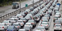 ترافیک پرحجم در محورهای منتهی به تهران