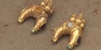کشف طلا و جواهرات باستانی از تپه ۲۰۰۰ ساله + تصویر