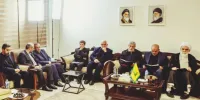 مراسم یادبود والده سیدحسن نصرالله در دفتر مرکزی حزب‌الله در تهران برگزار شد
