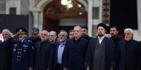 از استقبال سیدحسن خمینی تا حضور بر مزار شهید رئیسی+ تصاویر | تجدید میثاق اعضای هیئت دولت با آرمان‌های امام(ره)