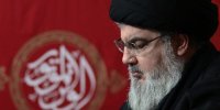 تصاویر تابوت شهید سید حسن نصرالله در حال آماده‌سازی