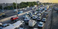 ترافیک سنگین در برخی مقاطع آزادراه قزوین- تهران- کرج