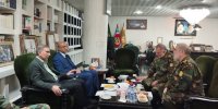 رایزنی استاندار کرمانشاه با فرمانده نیروی زمینی ارتش برای ۲ بانده شدن فرودگاه