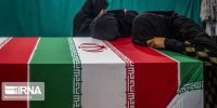 مردم کرج با پیکر مطهر شهید تازه تفحص شده وداع کردند