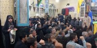 فیلم | وداع مردم پاسارگاد با پیکر شهیده القدس