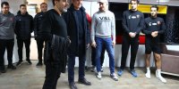 خداحافظی گاریدو با سرخپوشان در محل تمرین