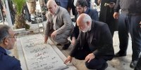 فیلم| غبار روبی گلزار شهدای جنگ تحمیلی با حضور استاندار خوزستان