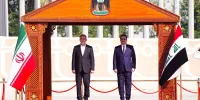 استقبال رسمی نخست وزیر عراق از رئیس جمهوری اسلامی ایران + عکس