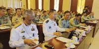 بازدید دریادار سیاری از دانشگاه عالی دفاع ملی چین