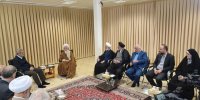  رئیس‌جمهور با آیت‌الله جوادی آملی دیدار کرد