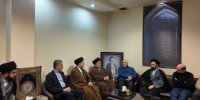 دیدار معاون راهبردی رئیس‌جمهور با تولیت مجموعه فرهنگی شهید محراب در نجف