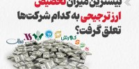 اینفوگرافیک/ بیشترین میزان تخصیص ارز ترجیحی به کدام شرکت‌ها تعلق گرفت؟
