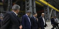 وزیر صمت نیروگاه گازی مجتمع فولاد بافق را افتتاح کرد