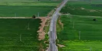 ببینید | منظره دیدنی جاده بهبهان-بندر دیلم در خوزستان