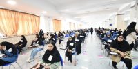 ببینید | وقتی خبرنگار صداوسیما ضربان قلب کنکوری‌ها را اندازه‌گیری می‌کند