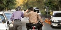 ببینید | خونسردی سارق حین سرقت موبایل مرزداران تهران