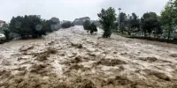 ببینید | جاری شدن سیلاب روستای ژرف کلات نادری خراسان رضوی