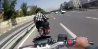 ببینید | تعقیب و گریز سارقان در اتوبان آوینی تهران توسط نیروی انتظامی